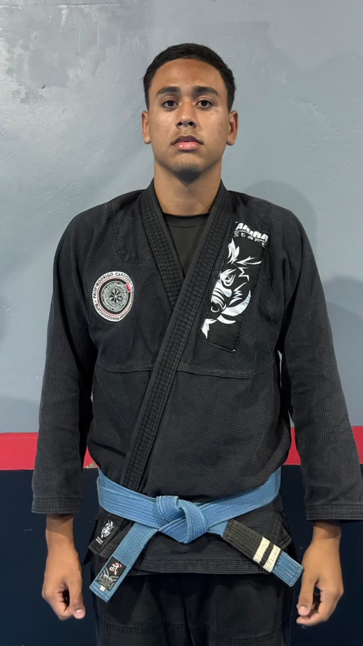 Auxiliar faixa azul
